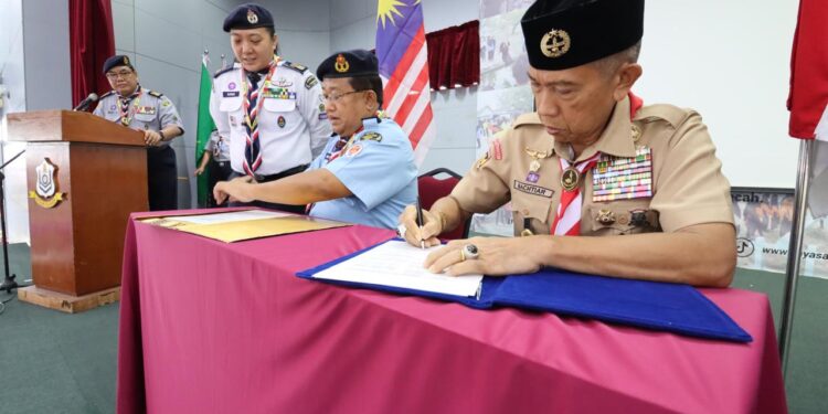 Gerakan Pramuka dan Persekutuan Pengakap Malaysia Teken Plan of Action di Selangor